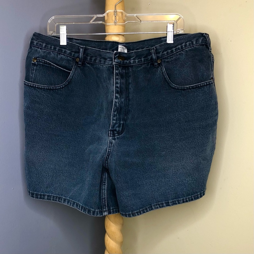 Denim high waist vintage mom shorts by Open Trails